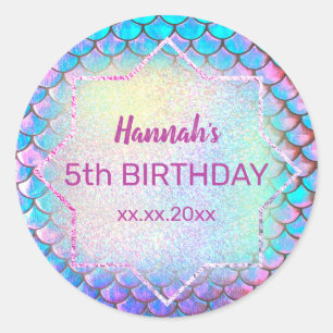 Sticker Rond anniversaire de la femme de ménage