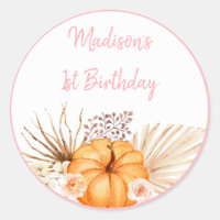 Anniversaire floral de Little Citrouille Boho