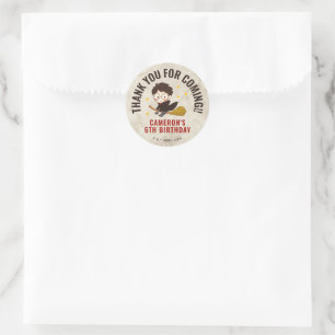 STICKER ROND ANNIVERSAIRE MAGIQUE DE PERSONNAGE HARRY POTTER™