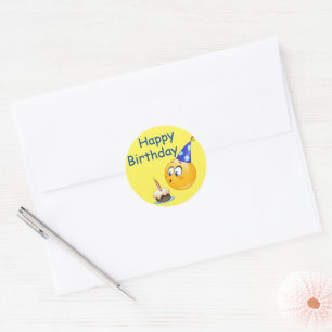 Sticker Rond Anniversaire Meilleurs voeux