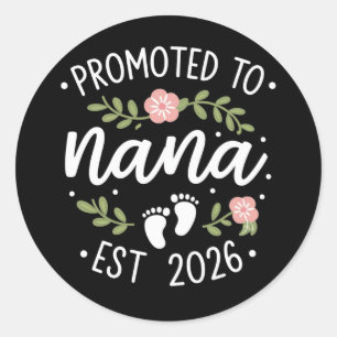 Sticker Rond Annonce de grossesse promue à Nana 2026 