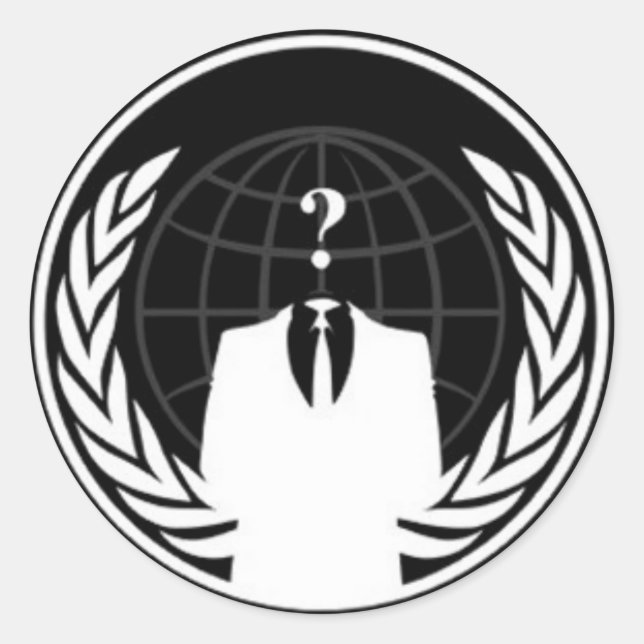 Sticker Rond Anonywear (Devant)