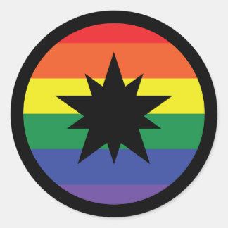 Sticker Rond Ansteorra Pride