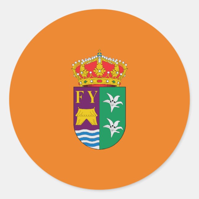 Sticker Rond Antas, Espagne (Devant)