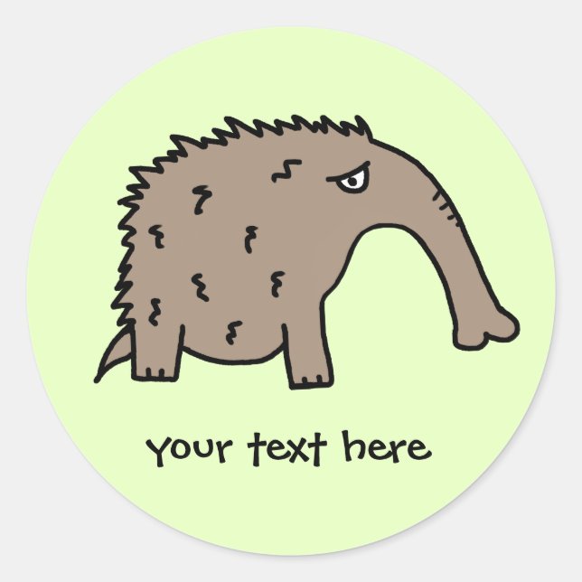 Sticker Rond Anteater (Devant)