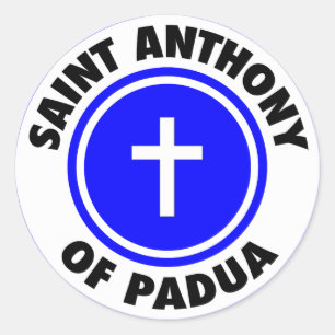 Sticker Rond Anthony de Padoue