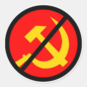 Sticker Rond anti-communiste