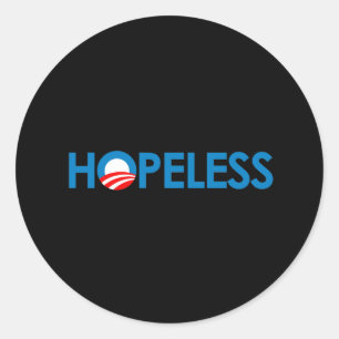 Sticker Rond Anti-Obama - DÉSESPÉRÉ
