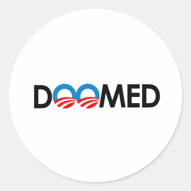 Sticker Rond ANTI-OBAMA - DOOMED BLACK-.png (Devant)