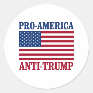 Sticker Rond Anti-Trump - Anti-Trump -