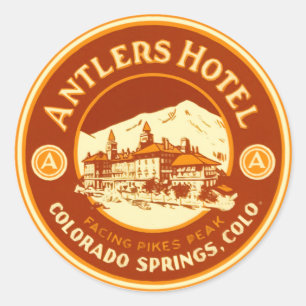 Sticker Rond AntlerHotel