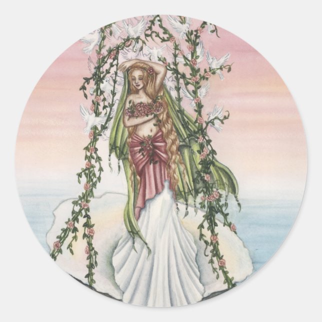 Sticker Rond Aphrodite (Devant)