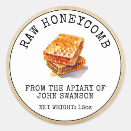 Sticker Rond Apiary Beehive Honey