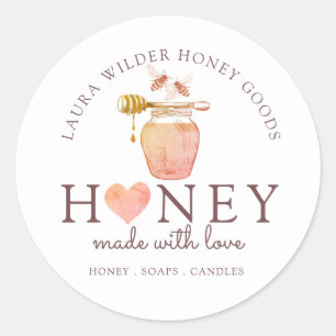 Sticker Rond Apiculteur Rucher Miel