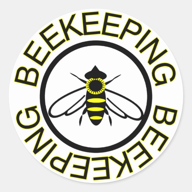 Sticker Rond Apiculture (Devant)