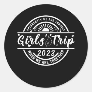 Sticker Rond Apparemment, Nous Avons Du Mal Quand Nous Sommes E