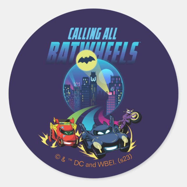 Sticker Rond Appel de toutes les batteries™ (Devant)