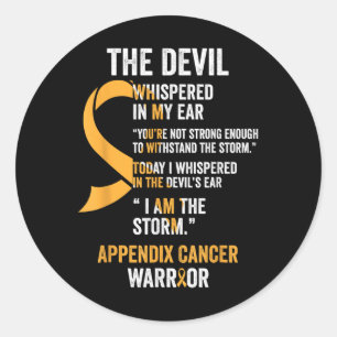 Sticker Rond Appendice Chemises T pour la sensibilisation au ca