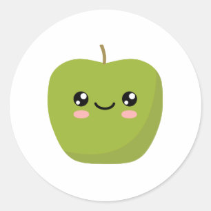 Sticker Rond Apple