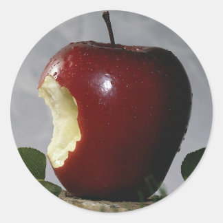 Sticker Rond Apple