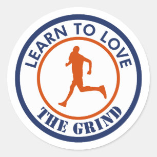 Sticker Rond Apprendre À Aimer Le Courant De La Terre