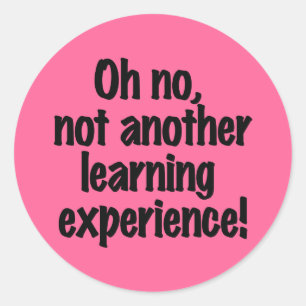Sticker Rond Apprentissage
