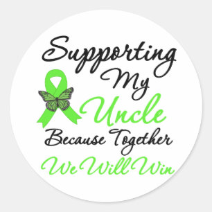 Sticker Rond Appui de lymphome (oncle)