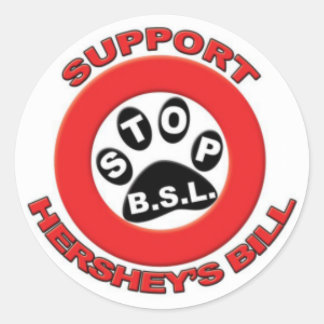Sticker Rond Appuyer Le Projet De Loi Hershey
