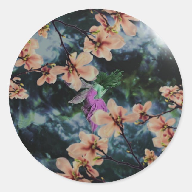 Sticker Rond Appuyez Si Vous Croyez (Devant)