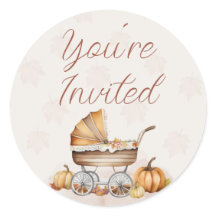Aquarelle Automne Citrouille Vous êtes invité