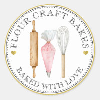 Aquarelle Baker pâtisserie Chef Baker's Tools