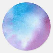 Aquarelle en marbre rose et bleu