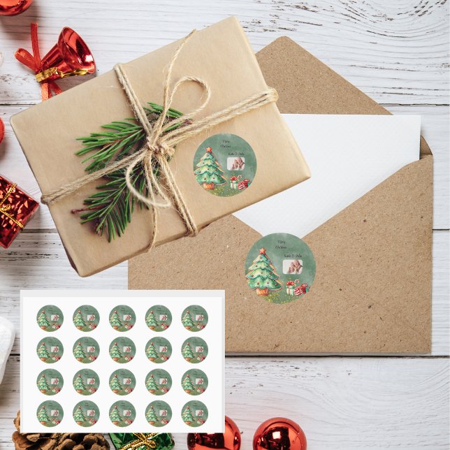 Sticker Rond Aquarelle magique (Créateur téléchargé)