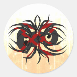 Sticker Rond Arachnid de Despair