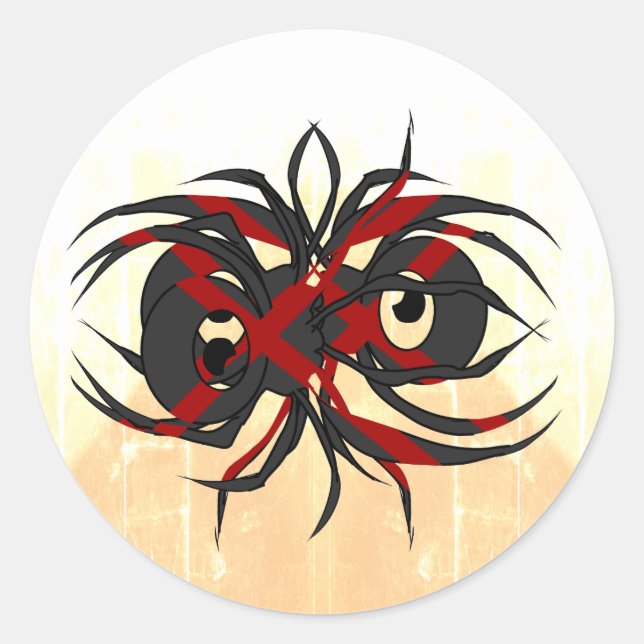 Sticker Rond Arachnid de Despair (Devant)