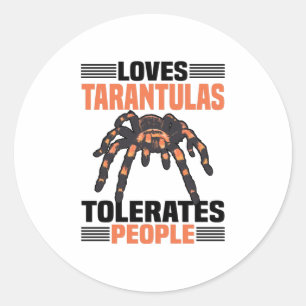 Sticker Rond Araignée de Tarantula Animaux Tarantulas Araigné