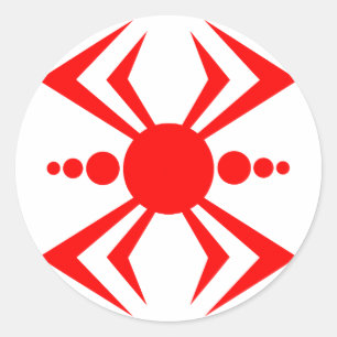 Sticker Rond Araignée japonaise