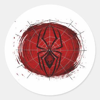 Sticker Rond Araignée tribale