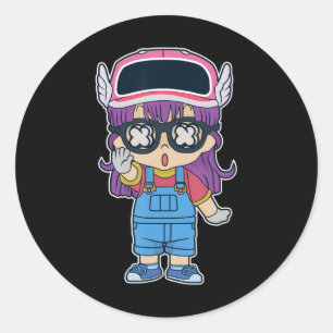 Sticker Rond Arale Norimaki Dr. Slump Manga Anime Anime