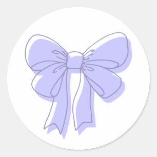 Sticker Rond Arbalète violette