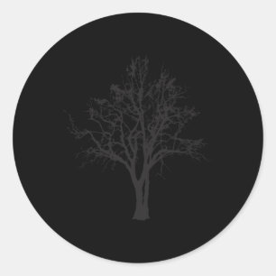 Sticker Rond Arboriste Nature Tree Huggers Oak Tree