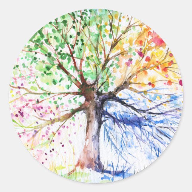 Sticker Rond Arbre (Devant)