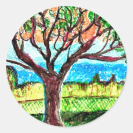 Sticker Rond Arbre