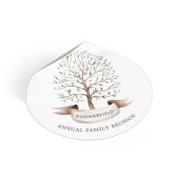 Arbre généalogique annuel de la Réunion familiale