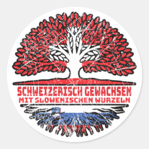 Sticker Rond Arbre slovène