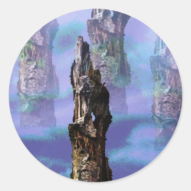 STICKER ROND ARBRES (Devant)