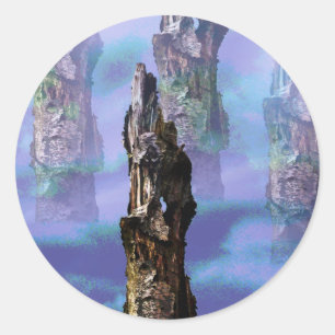 STICKER ROND ARBRES