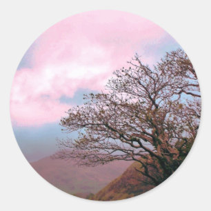 STICKER ROND ARBRES