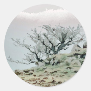 STICKER ROND ARBRES