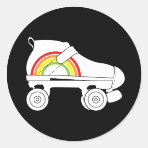 Sticker Rond arc-en-ciel